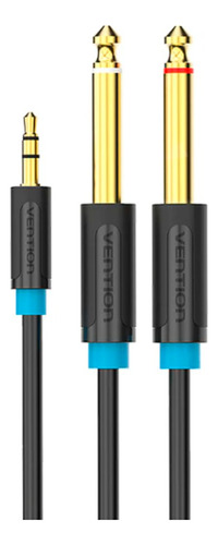 Cable De Audio 3.5mm A 6.35 Mm De Alta Calidad Hifi 2mts