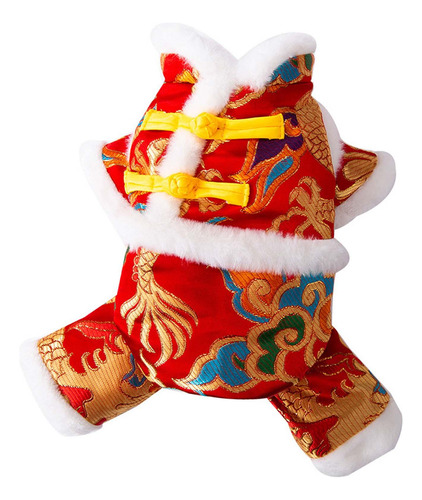 Traje Tang Para Mascotas, Disfraz De Año Nuevo Chino Para