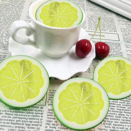 Decoração C: Plástico Artificial, Verde, Limão Realista, Lim