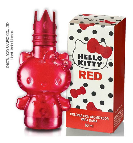 Imagen 2 de 3 de Fragancia Para Dama Hello Kitty Red 60 Ml Fuller