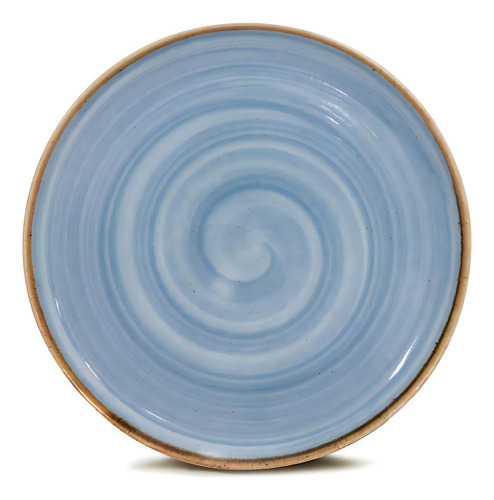 Prato Raso Artisan Coupe Corona 24cm Azul