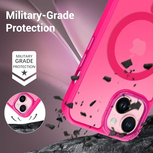 Funda Para iPhone 15 Hot Rosa 6.1 PuLG Plastico-2