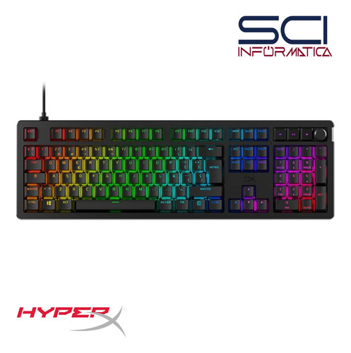 Teclado Gamer Hyperx Alloy Rise Linear Red Esp Linear Red