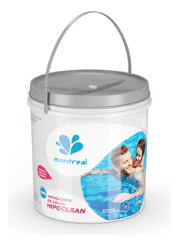 Balde Hipoclean 10kg Hipoclorito Granulado Montreal Piscina