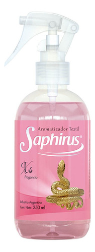 Aromatizante Textil Saphirus X250ml Aroma Xs