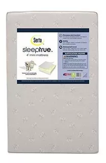 Colchon Mini Cuna Serta Sleeptrue De 4