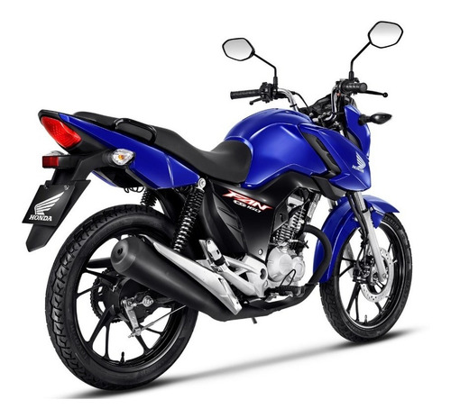 Imagem 3 de 15 de Honda Cg 160 Fan 2022 - Azul