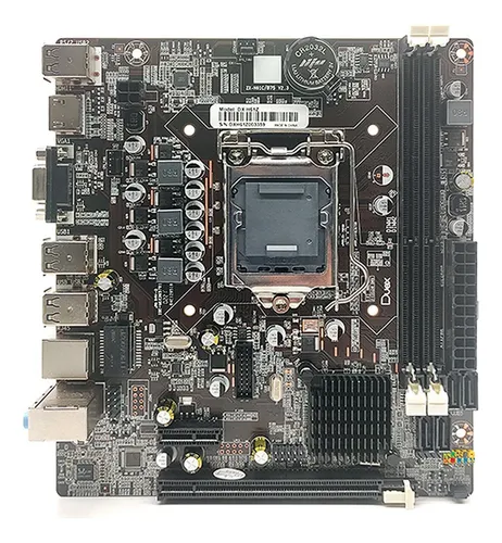 comprar Placa Mãe Duex Dx H61z Intel 2º\u002F3º Geração Ddr3 Lga1155