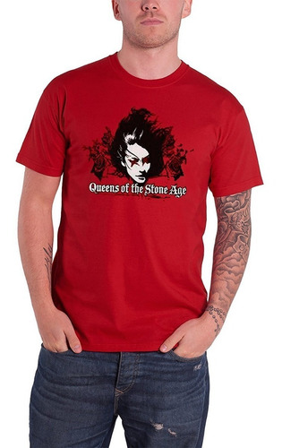 Remera Oficial Queens Of The Stone Age Fan Store Mvd Merch