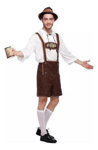 Gift Oktoberfest Traje De Hombre Bávaro Alemán Lederhosen