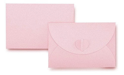 Sobres Para Tarjetas De Regalo, Pequeños Bolsillos Rosados C