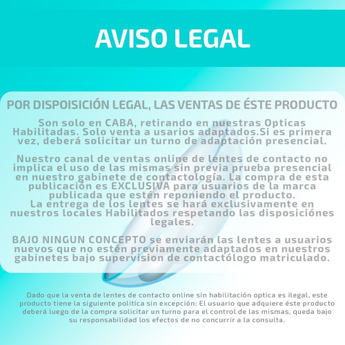 Imagen 5 de 5 de Lentes De Contacto Fresh Look Trikolor Optica H