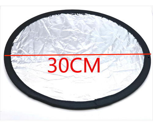 Reflector De Luz Plegable Redondo 2 En 1 12 30 Cm Reflector