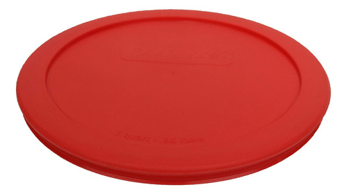 Pyrex 322-pc 1qt Tazón Para Mezclar Redondo Rojo Tapa De Plá