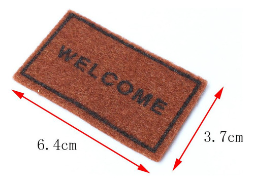 Shaoke Alfombra En Miniatura De Casa De Muñecas Cubierta