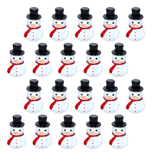 Toddmomy 20 Piezas De Muneco De Nieve De Navidad Micro Paisa