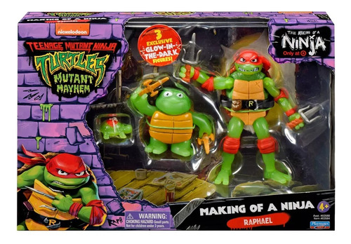 Playmates Tmnt Tortugas Mayhem Formacion Ninja Raphael 