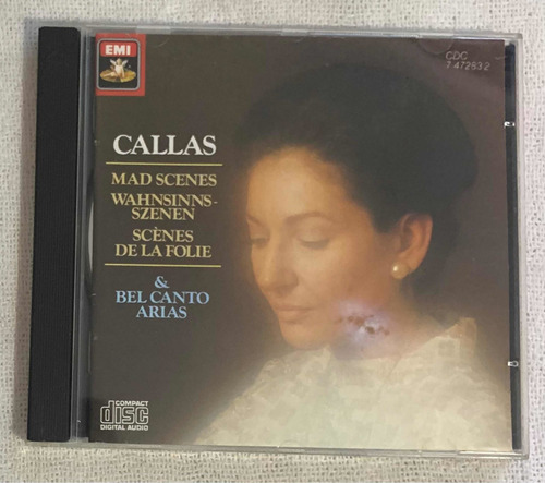 Cd Maria Callas (mad Scenes And Bel Canto Árias)