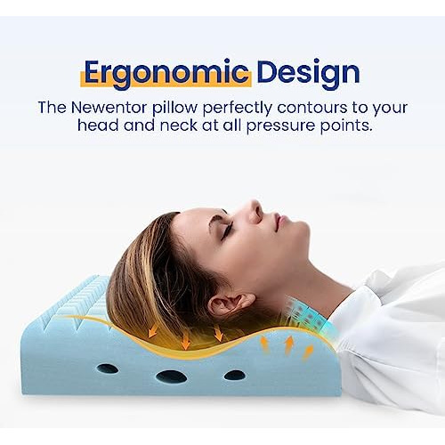 Almohada De Espuma Viscoelástica De Altura Ajustable Newento