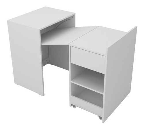 Imagen 4 de 7 de Escritorio Con Cajones Mesa Plegable Multiuso 5004