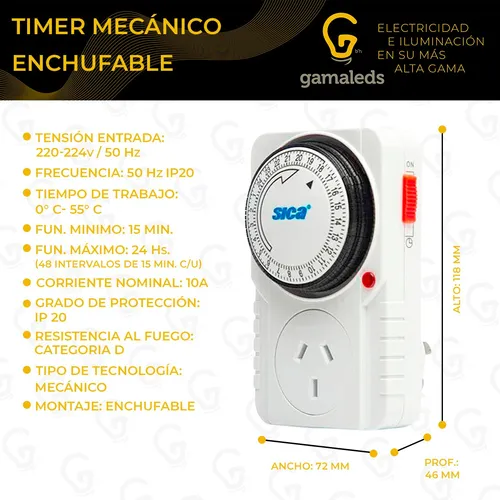 Sica reloj programador manual new arrivals