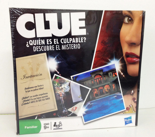 Clue Quién Es El Culpable? Version Reducida Juego Misterio