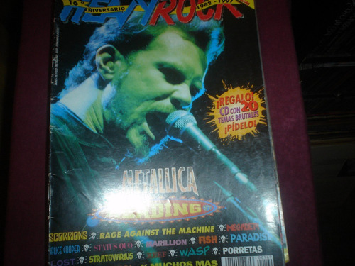 Revista Heavy Rock - Numero 169 - Metallica, Stratovarius