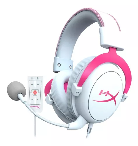 Auriculares Headset Gamer Hyperx Cloud Ii Surround 7.1 Pink