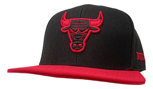 Gorra Flat Equipos Varios Ajustable Deportes Premium Moda Bulls Red Medida Ùnica Ajustable Combinado