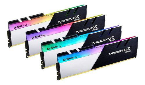 Imagem 1 de 1 de Memoria Ddr4 3600mhz G.skill Tridentz Neo 4x16gb
