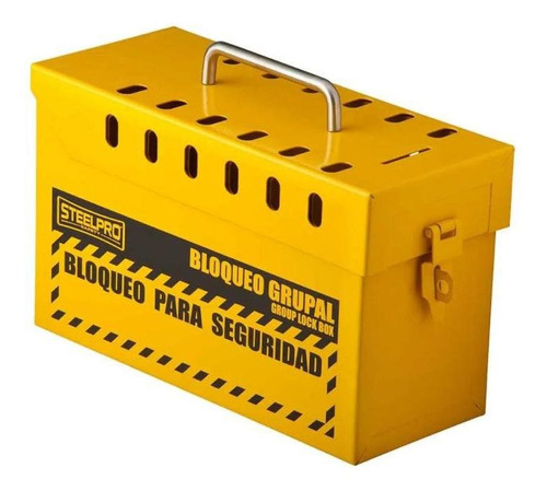 Caja De Bloqueo Grupal 1 Steelpro 