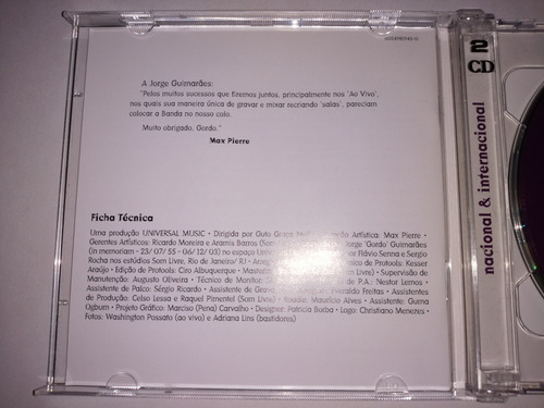 Um Barzinho, Um Violao 3 Y 4 Cd Doble Brasil Ed 2004 Mdisk (Usado)