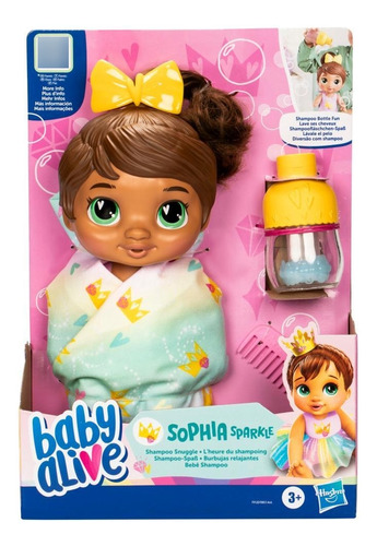 Baby Alive Sophia Sparkle Burbujas Relajantes