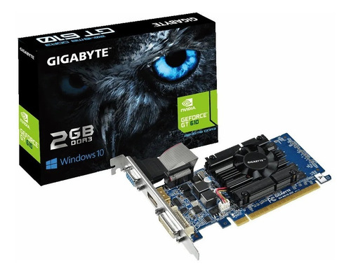 Placa De Vídeo Gigabyte Geforce Gt610 2gb Ddr3 - Lacrada