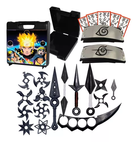 Kunai Naruto Completo Fantasia Naruto + Kit Ninja + Premium
