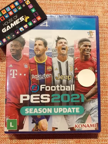 Jogo Pes 21 futebol Efootball Pro Evolution Soccer 2021 Ps4 em