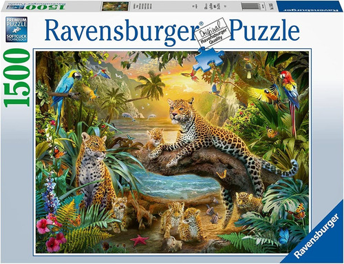 Leopardos De La Selva Rompecabezas 1500 Piezas Ravensburger 