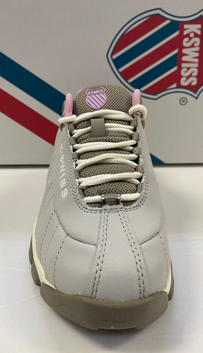 Tenis K-swiss St329 Cmf Gris Con Rosa 93426-049 Para Dama