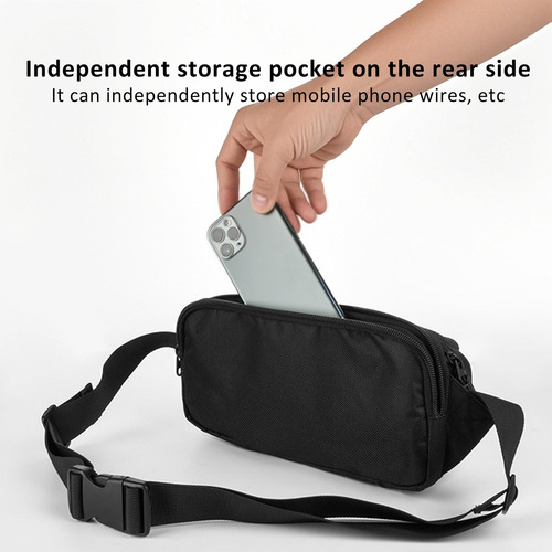 Bolsa Para Altavoz Portátil, Bolso Bandolera, Negro