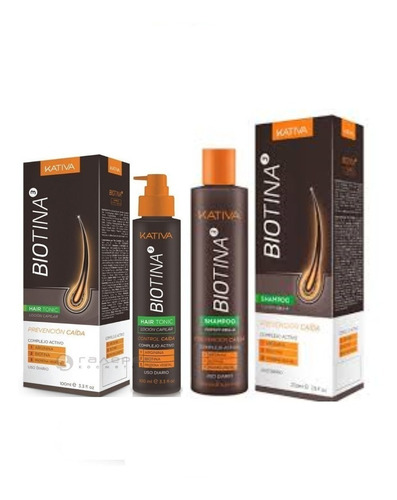 Shampoo+loción Capilar Kativa Biotina P - mL a $220