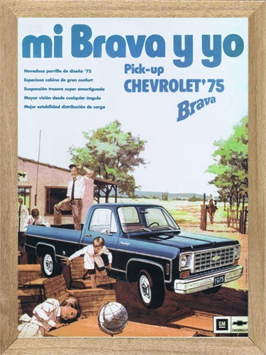 Chevrolet Camioneta , Cuadro ,  Poster , Publicidad     X230