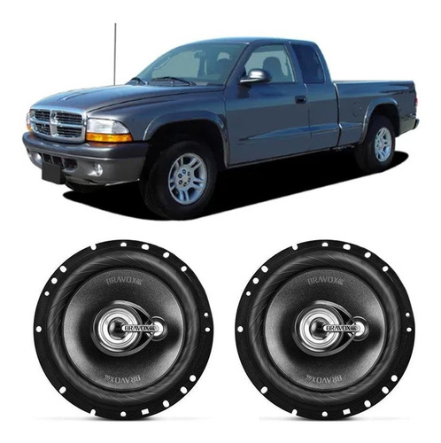 Auto Falante Dodge Dakota 1997 A 2001 Bravox 120w Rms Kit