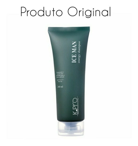 Kpro - Ice Man Shampoo 240ml - Refrescante- Original-c/ Nota