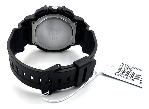 Relógio Casio Preto Analógico Masculino Mcw-200h-1a2vdf