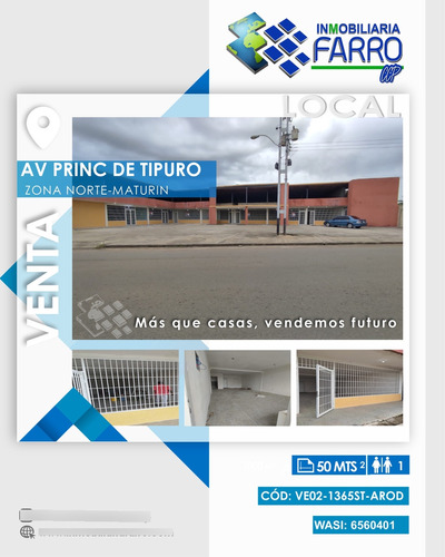 Se Vende Local Comercial En La Via De Tipuro I Ve02-1365st-arod