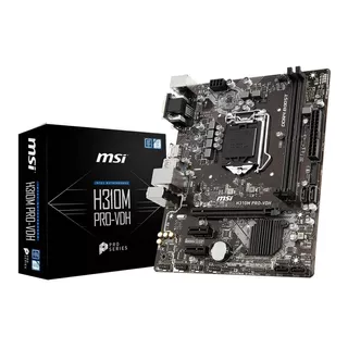 Placa Mãe Msi H310m Pro-vdh Intel 1151 Ddr4 Chipset H310