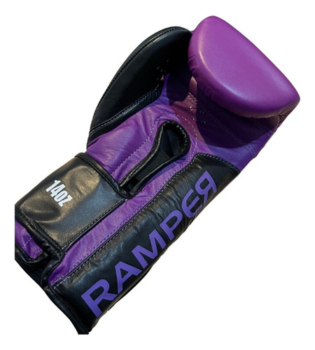 Guantes De Boxeo Ramper - Piel 12oz Violeta
