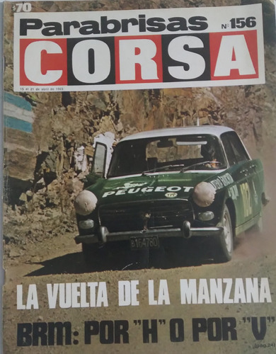 Corsa 156 La Vuelta De La Manzana,los Fiat Medianos,año 1969