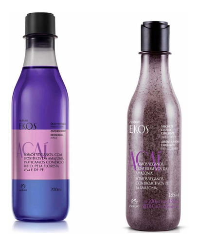Kit De Ducha Acai , Ekos , Natura
