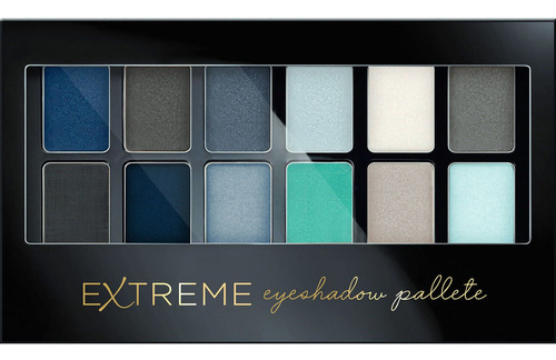 Paleta De Sombras Extreme The Palette 12 Azules